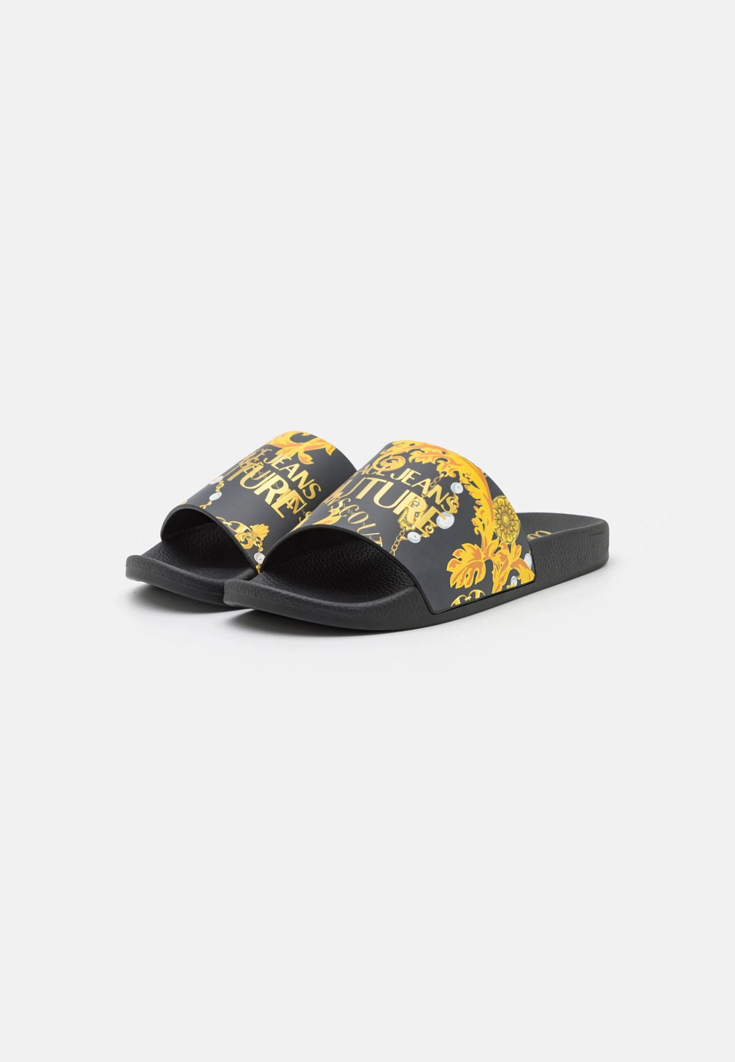 Sandalias Planas - Black/Gold 5 Sandalias Planas - Black/Gold - Imagen 5