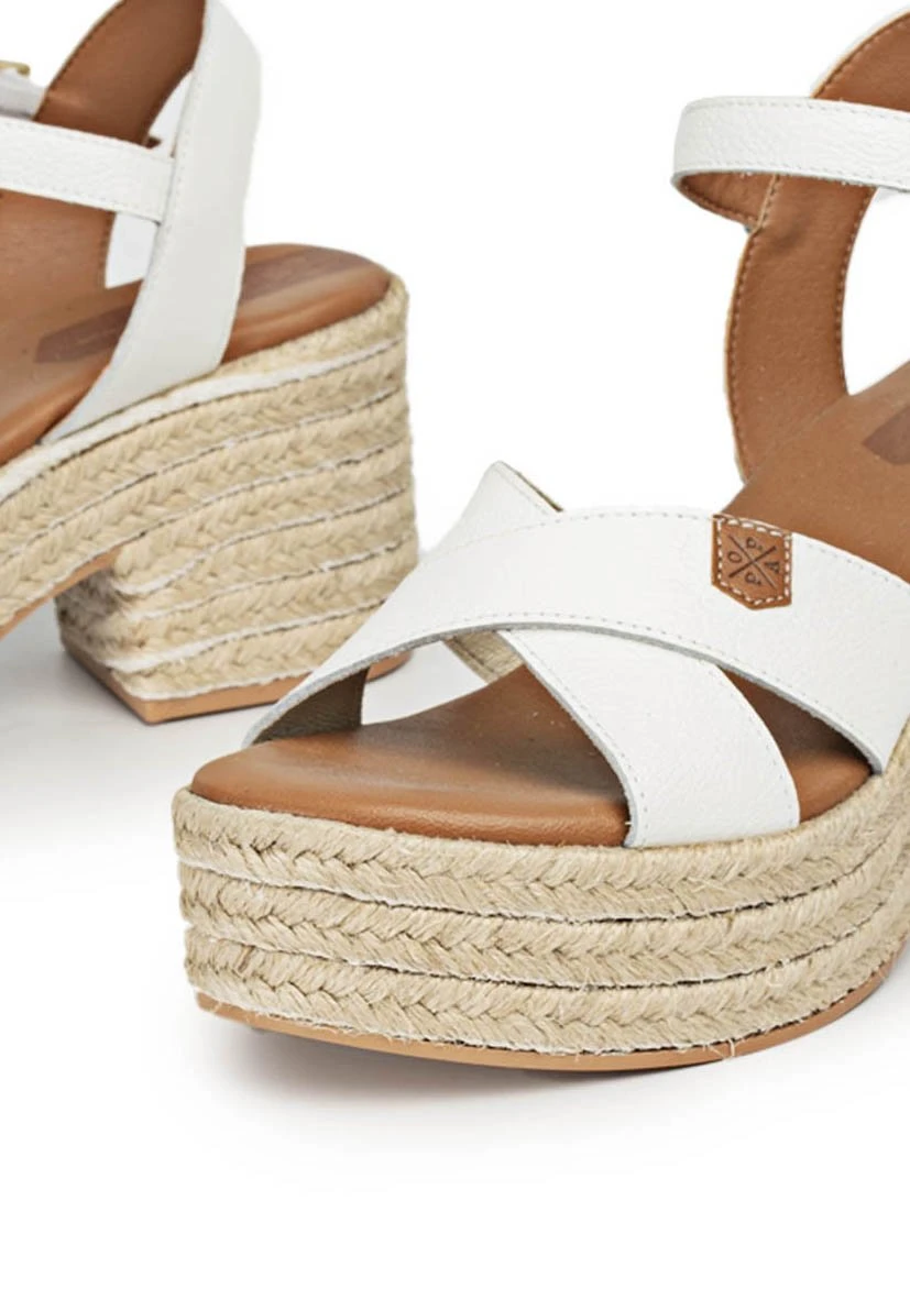 Clifton- Sandalias Con Plataforma - Blanco 4 Clifton- Sandalias Con Plataforma - Blanco - Imagen 4