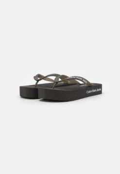 Calvin Klein Jeans Beach Flatform Logo - Sandalias De Dedo - Black/Bright White -Outlet Havaianas Tienda 03387937563248f2b01354cf2eea13b1