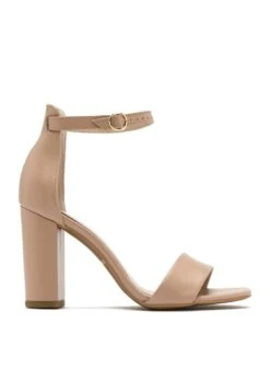 Sandalias De Tacón - Beżowy Wc