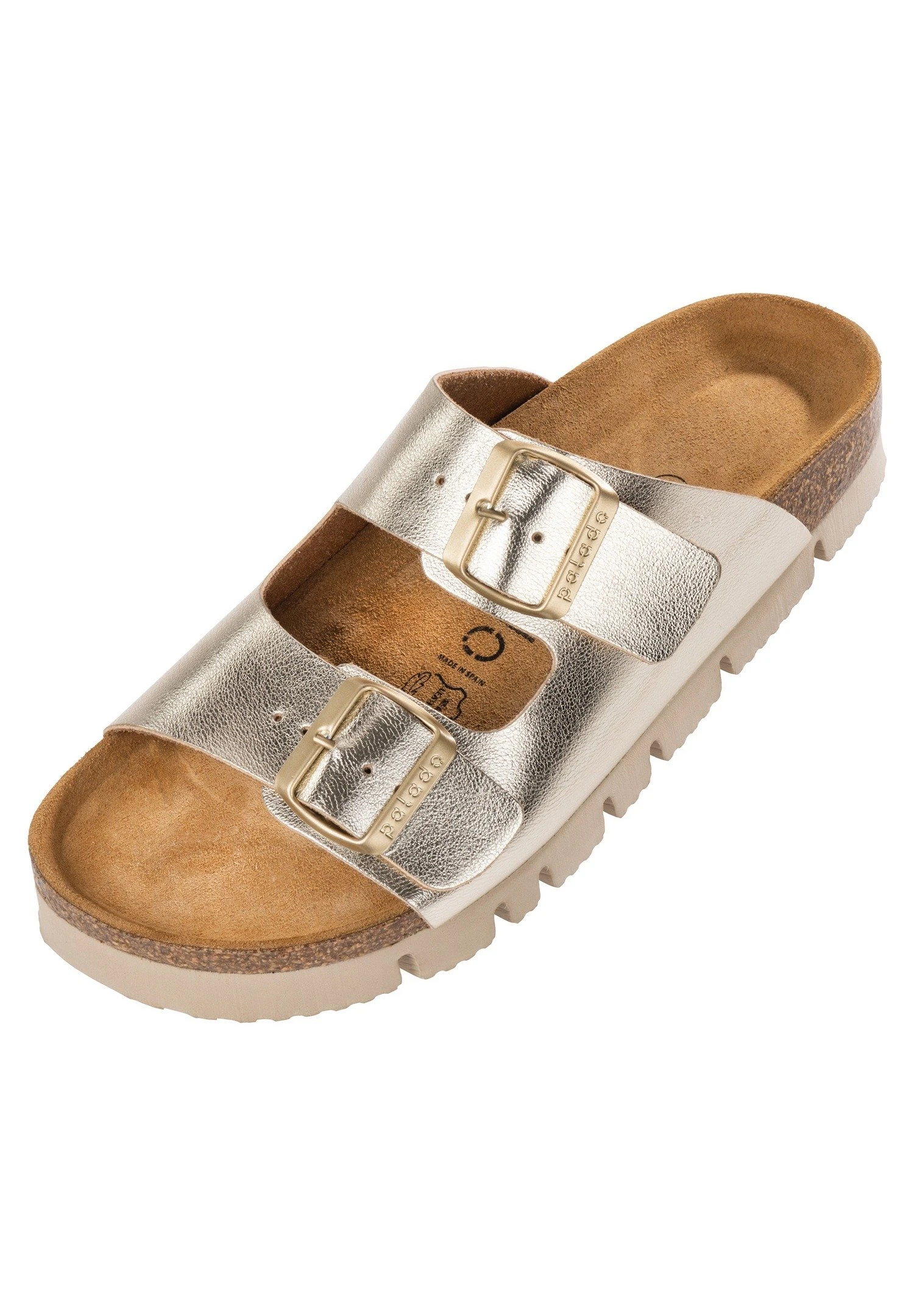 Korfu - Sandalias Planas - Metallic Silber Gold 2 Korfu - Sandalias Planas - Metallic Silber Gold - Imagen 2