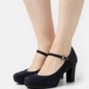 Tamaris Zapatos De Plataforma - Navy Comb