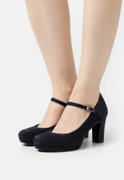 Tamaris Zapatos De Plataforma - Navy Comb