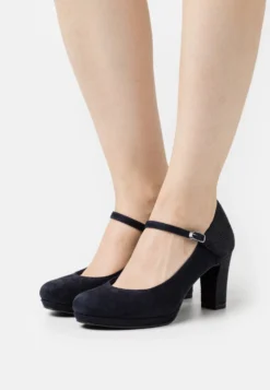 Tamaris Zapatos De Plataforma - Navy Comb