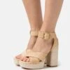 Coach Nelly- Sandalias Con Plataforma - Natural