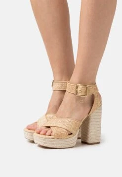 Coach Nelly- Sandalias Con Plataforma - Natural