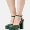 Castañer Carla- Zapatos De Plataforma - Verde