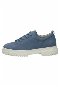 Caprice Zapatos Con Cordones - Blue Suede