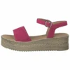 S.Oliver Sandalias Con Plataforma - Fuchsia