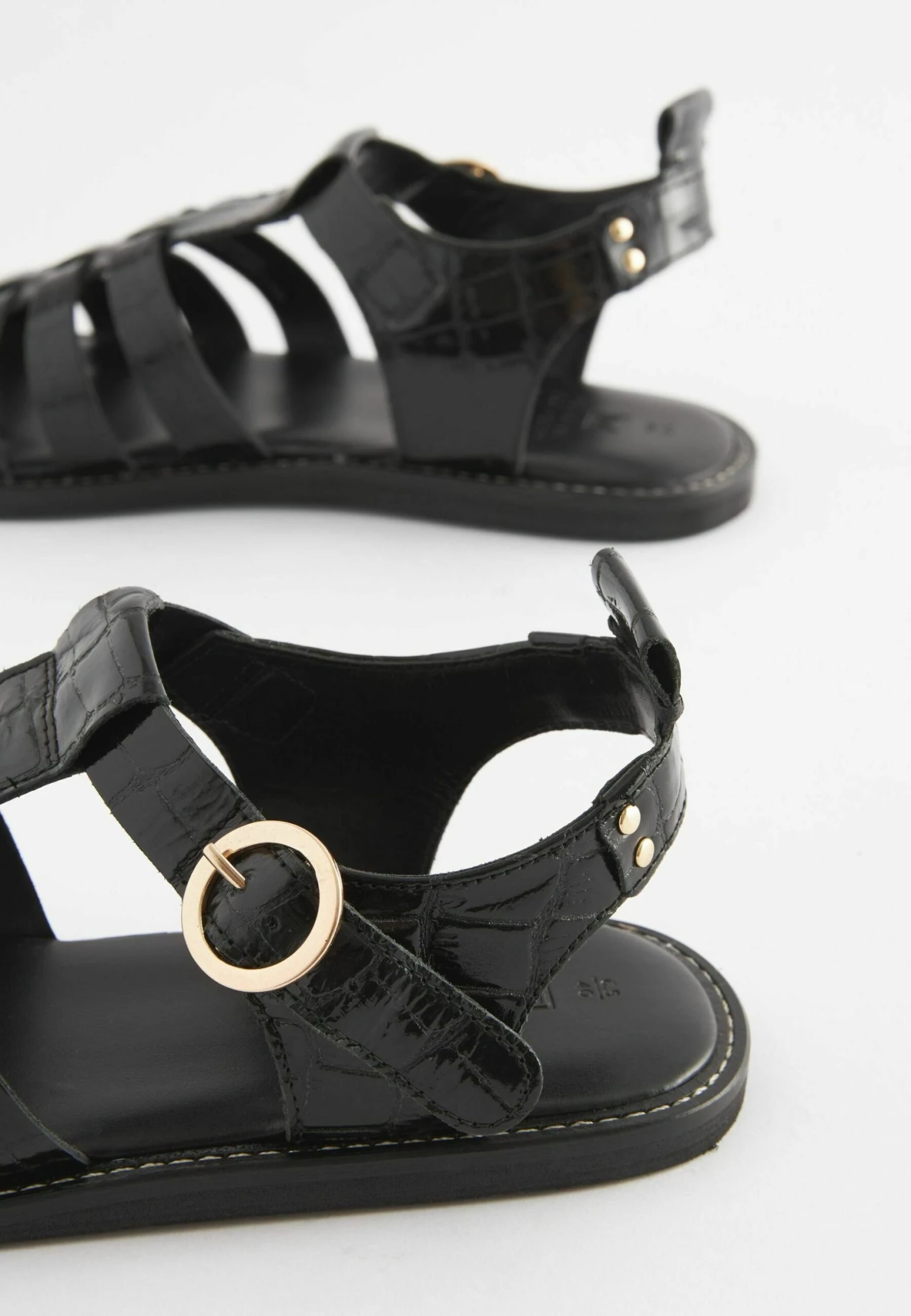 Next Forever Comfort Round Toe Gladiator Standard - Sandalias - Black 5 Next Forever Comfort Round Toe Gladiator Standard - Sandalias - Black - Imagen 5