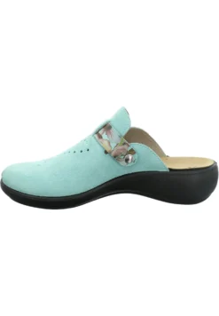 Korsika- Sandalias Planas - Türkis-Kombi