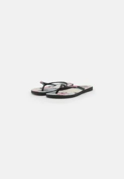 Havaianas Flip Flop Slim Floral - Chanclas De Dedo - Black/Pink -Outlet Havaianas Tienda 22115e86c1214f24b28518bfb4a9a4d3