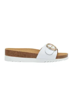 Scholl Malibu' - Sandalias Planas - White