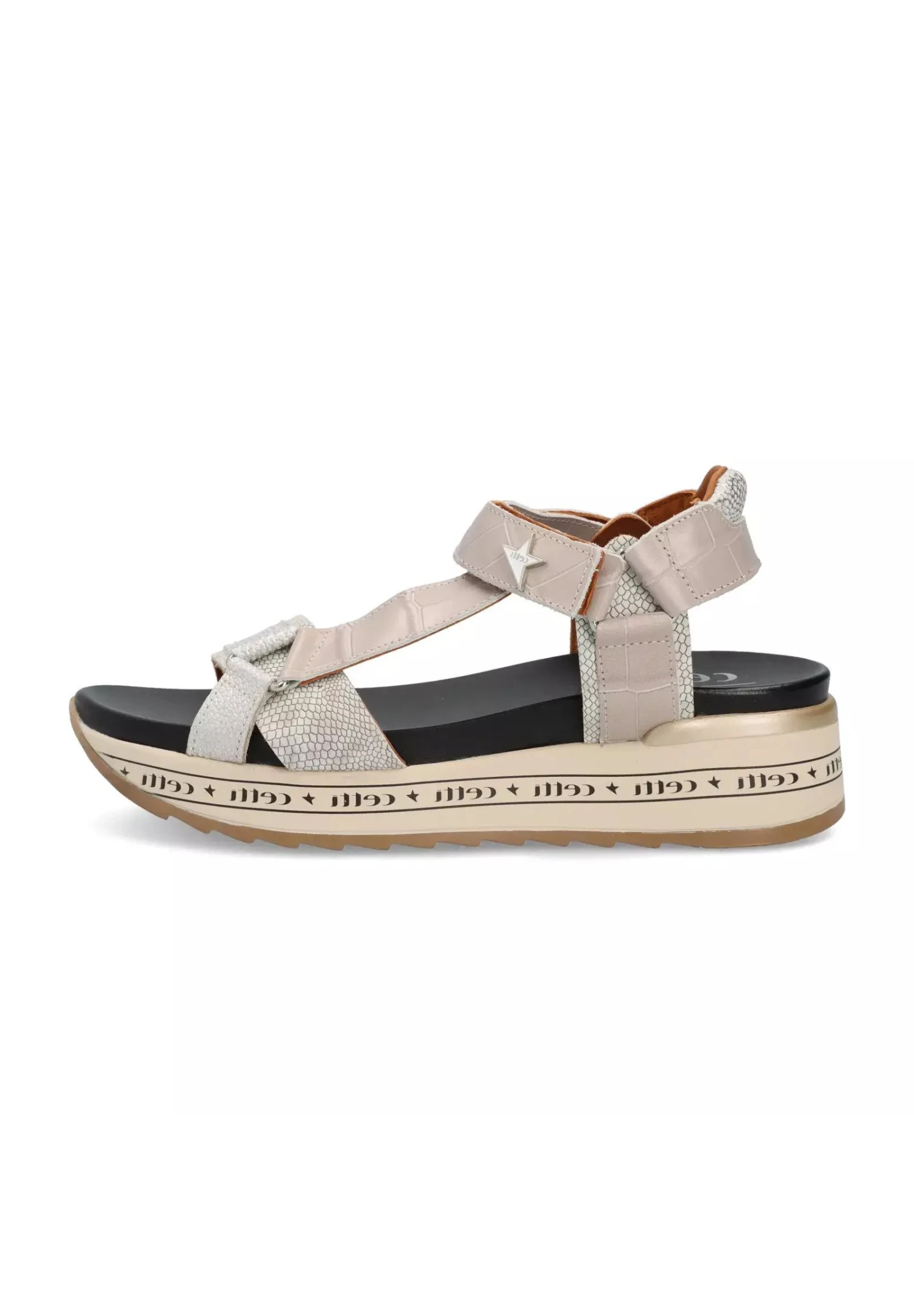 Cetti Sandalias Con Plataforma - Taupe 1 Cetti Sandalias Con Plataforma - Taupe