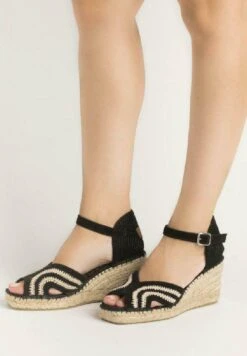 Vidorreta Ganchillo- Alpargatas - Black