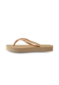 Havaianas Flip Flop Slim Flatform - Chanclas De Dedo - Golden Beige
