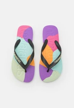 Havaianas Top Logomania Colors Unisex - Chanclas De Dedo - Black
