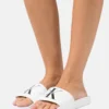 Calvin Klein Jeans Slide Monogram- Chanclas De Baño - White