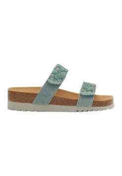 Scholl Zafirah - Sandalias Planas - Light Blue