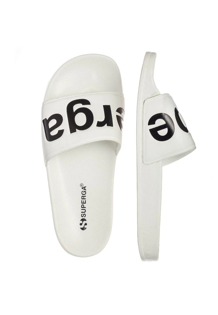 Superga Chanclas De Baño - White/Black 2 Superga Chanclas De Baño - White/Black - Imagen 2