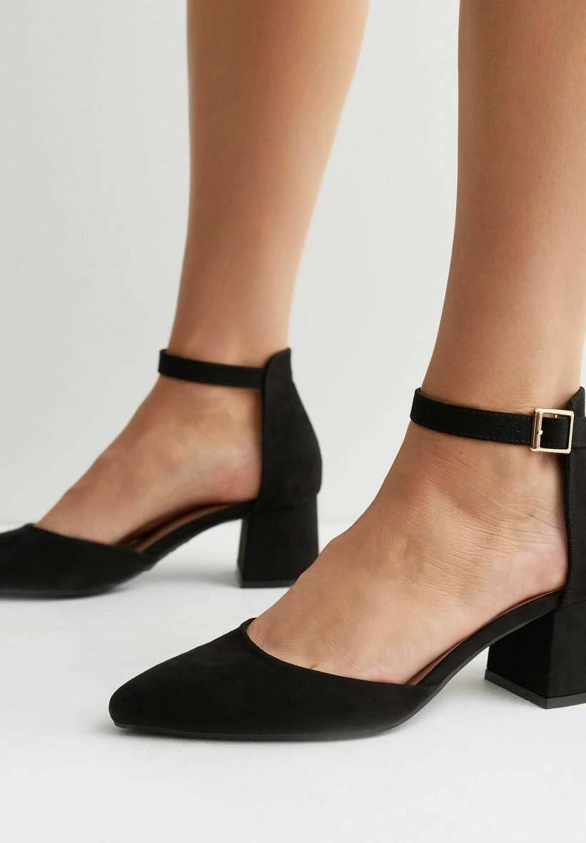 New Look 2 Part Block Heel Court - Tacones - Black 1 New Look 2 Part Block Heel Court - Tacones - Black