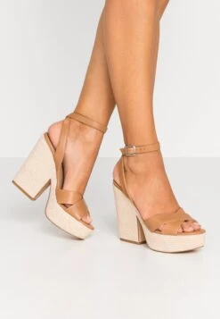Steve Madden Jina - Sandalias Con Plataforma - Tan