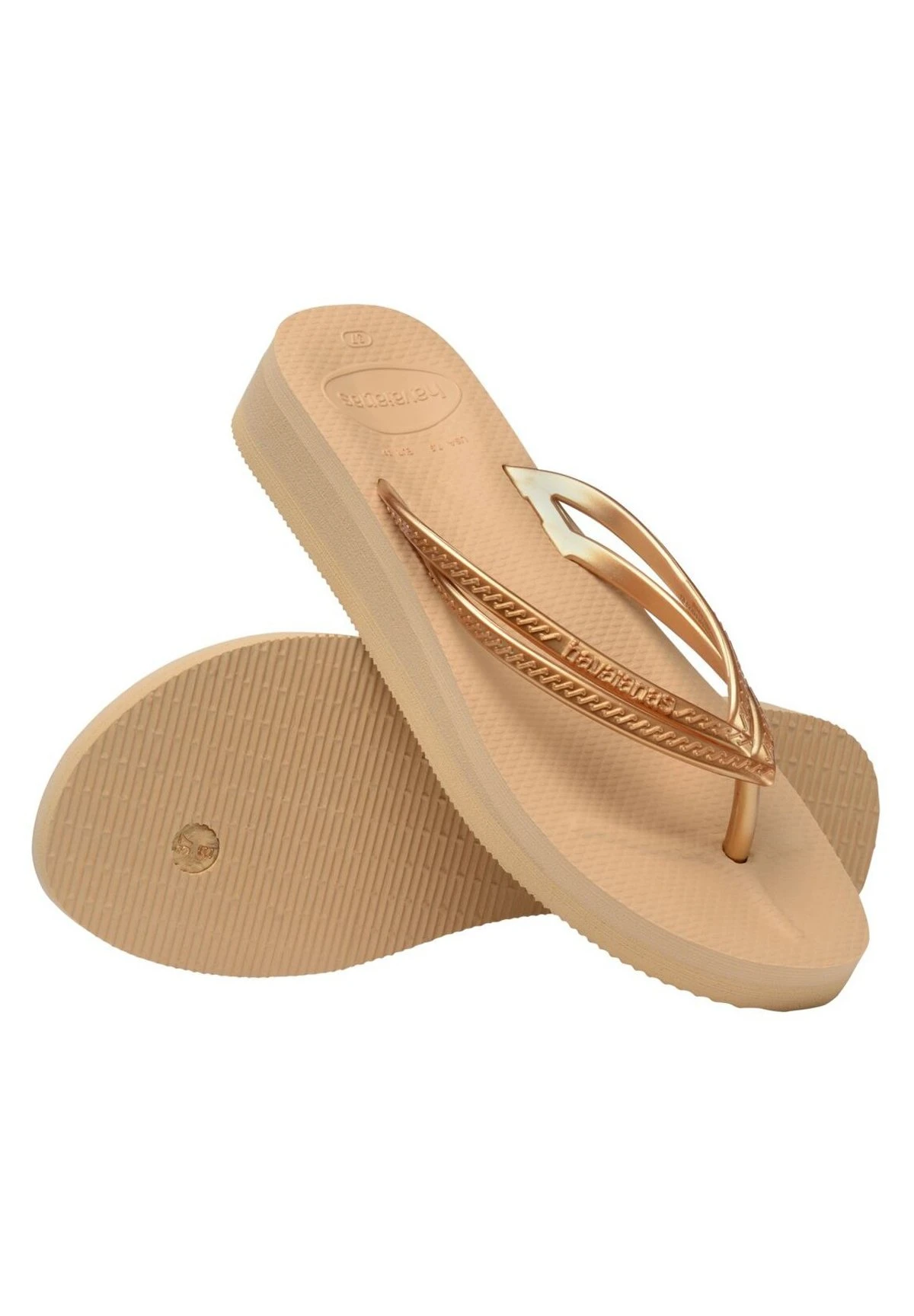 Havaianas Wedges - Chanclas De Dedo - Golden 1 Havaianas Wedges - Chanclas De Dedo - Golden