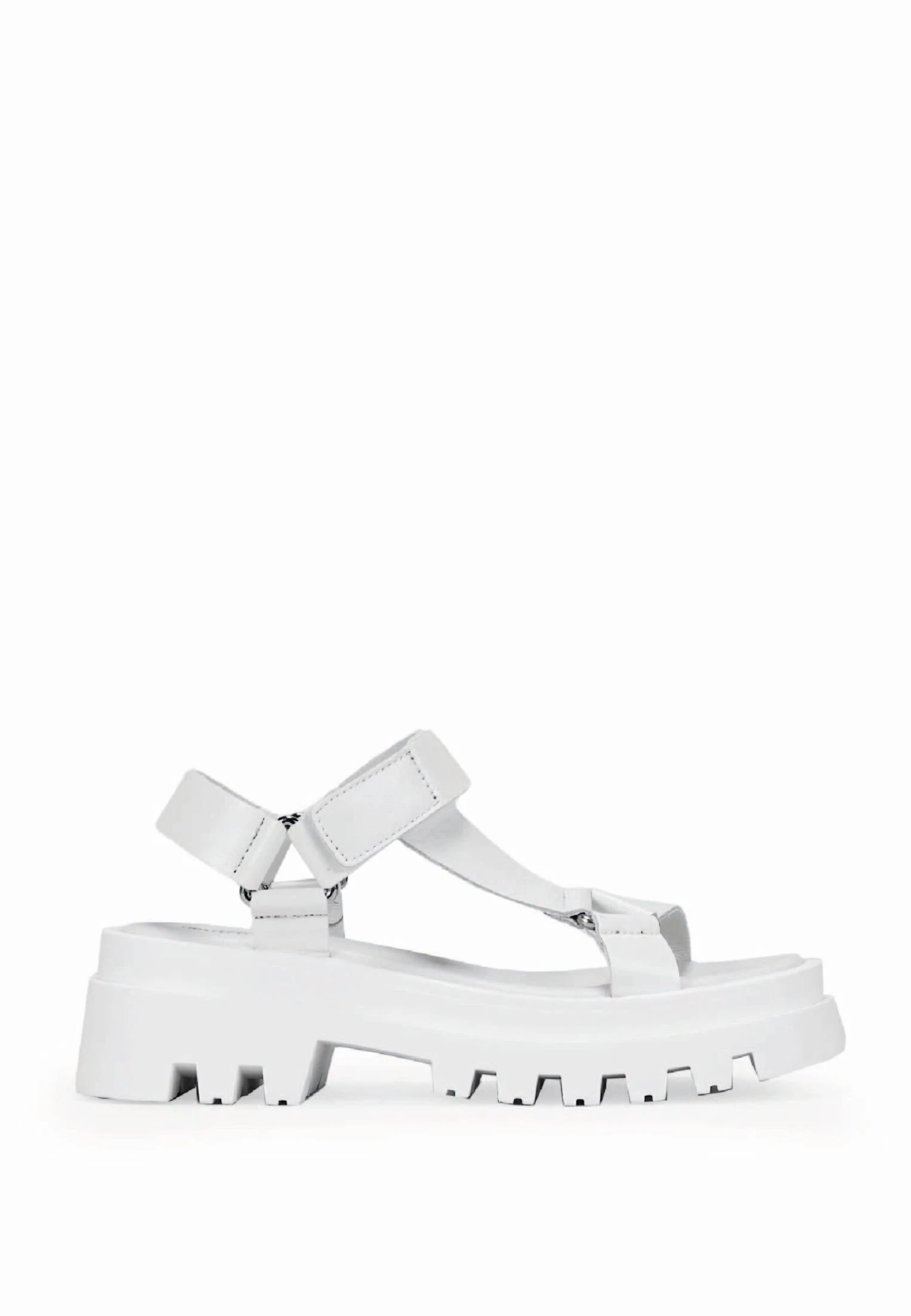 En Con- Sandalias Con Plataforma - Blanco 2 En Con- Sandalias Con Plataforma - Blanco - Imagen 2