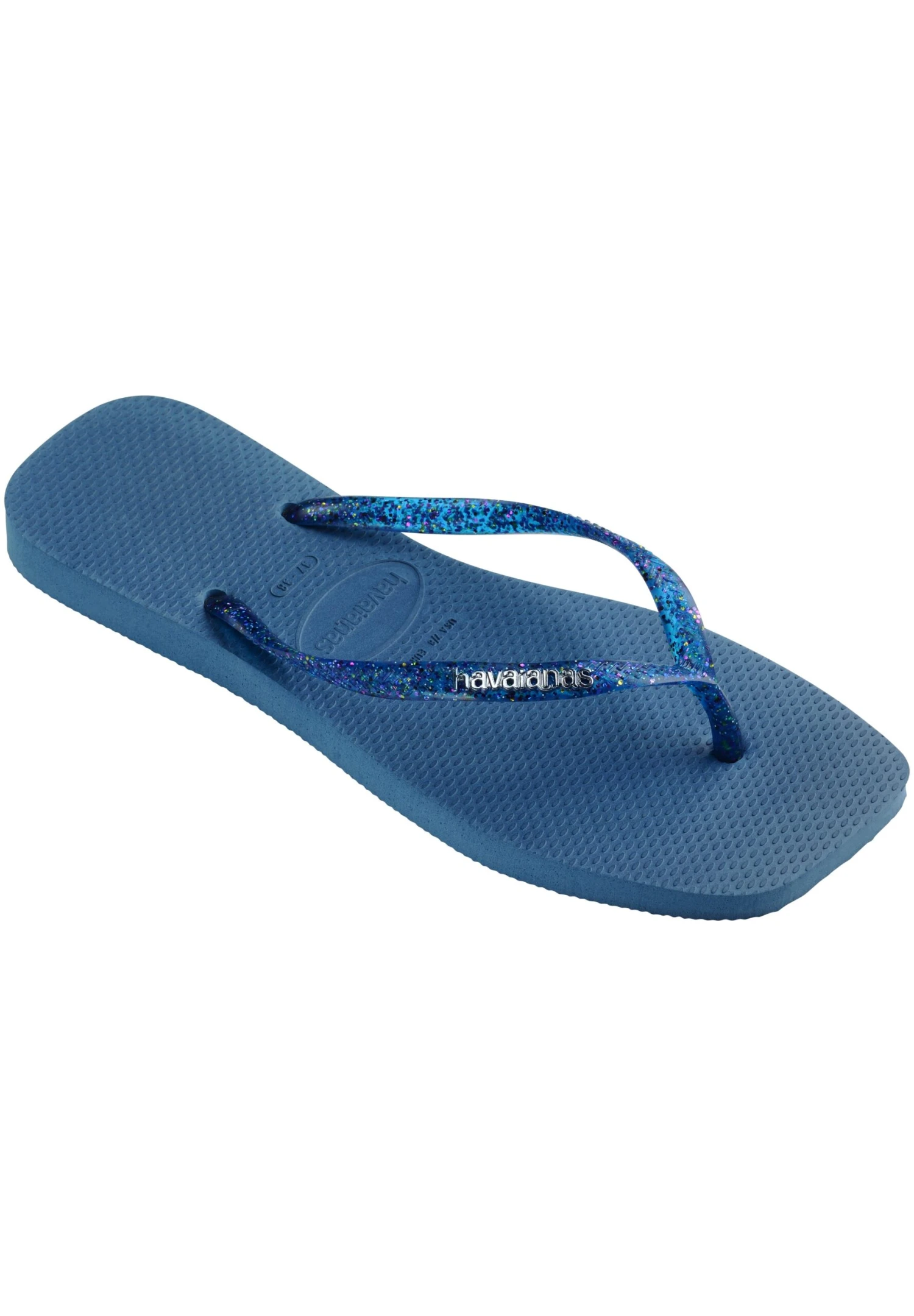 Havaianas Flip Flop Square Logo Metallic - Chanclas De Dedo - Comfy Blue 2 Havaianas Flip Flop Square Logo Metallic - Chanclas De Dedo - Comfy Blue - Imagen 2
