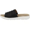 Caprice Sandalias Planas - Black Softnappa