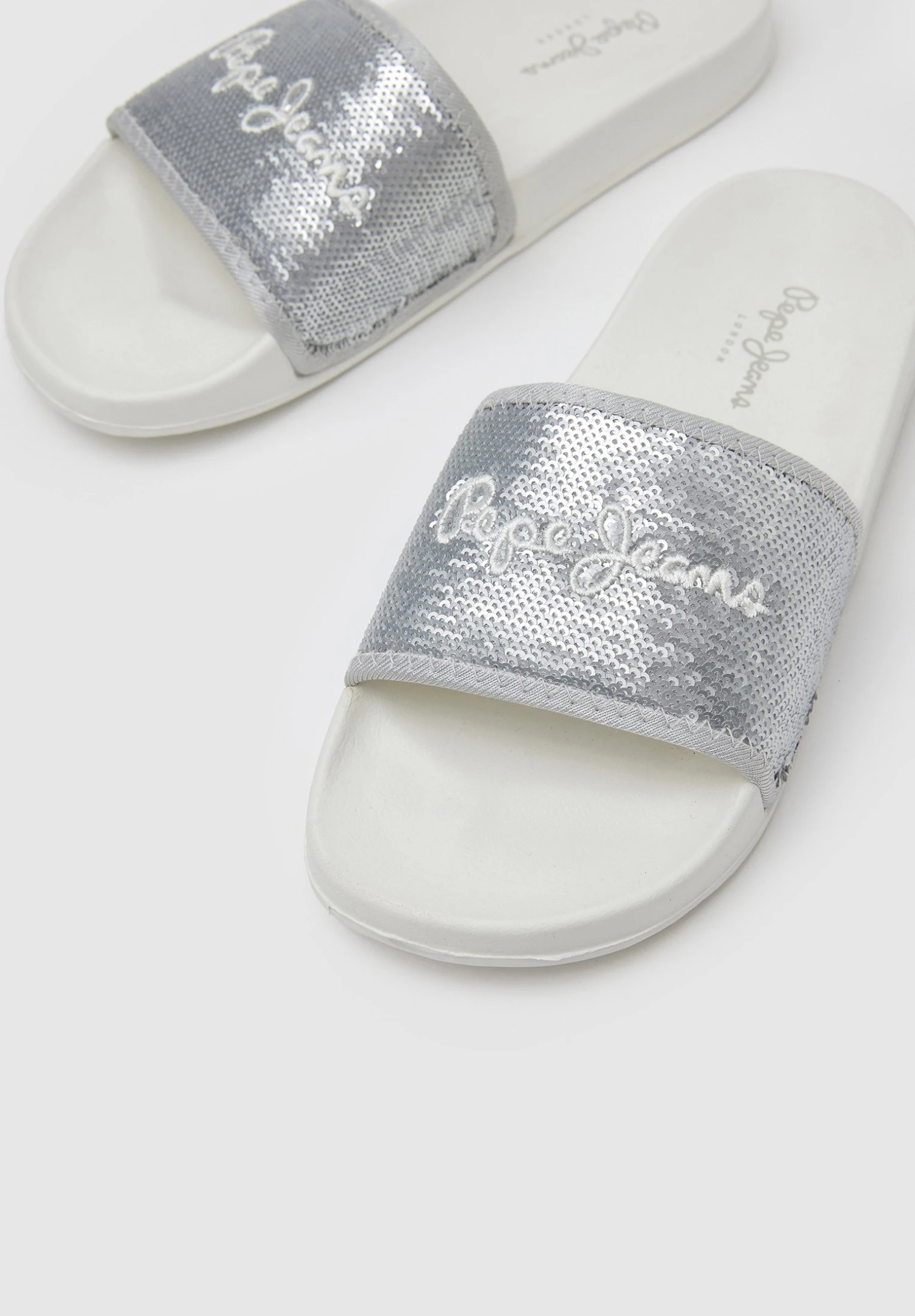 Pepe Jeans Slider Sweet W - Chanclas De Baño - Pearl Silver 6 Pepe Jeans Slider Sweet W - Chanclas De Baño - Pearl Silver - Imagen 6