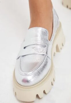 Platform Loafers- Mocasines - Silver -Outlet Havaianas Tienda 860b49a3ccc047c1b336338a9bb1f3d5