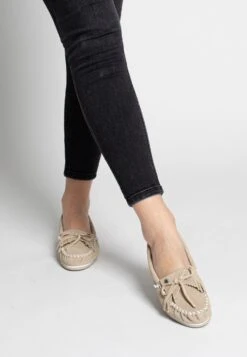 Minnetonka Kilty Plus - Mocasines - Helltaupe