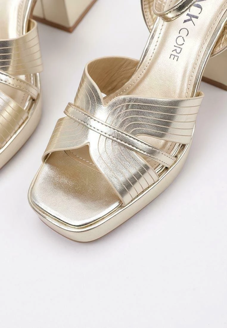 Livs - Sandalias De Tacón - Gold 5 Livs - Sandalias De Tacón - Gold - Imagen 5