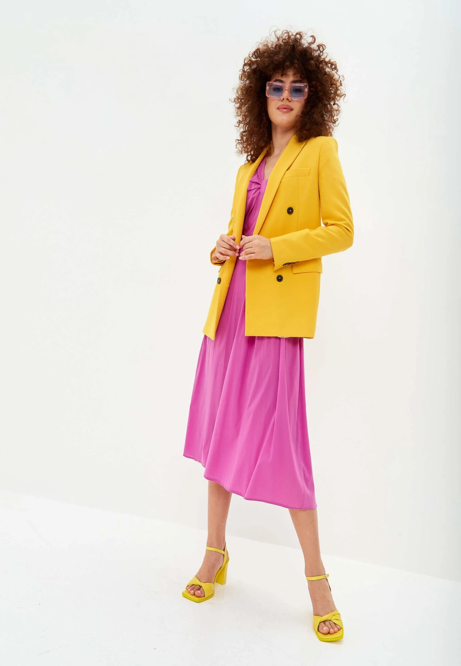 Sandalias De Tacón - Yellow 2 Sandalias De Tacón - Yellow - Imagen 2