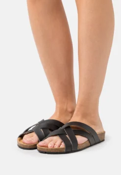 Lilac - Sandalias Planas - Black