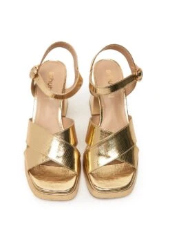 Sarah Cross Strap - Sandalias Con Plataforma - Gold -Outlet Havaianas Tienda 99d90d2f5ec143918d820784af855c0b