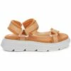 Sandalias Con Plataforma - Orange