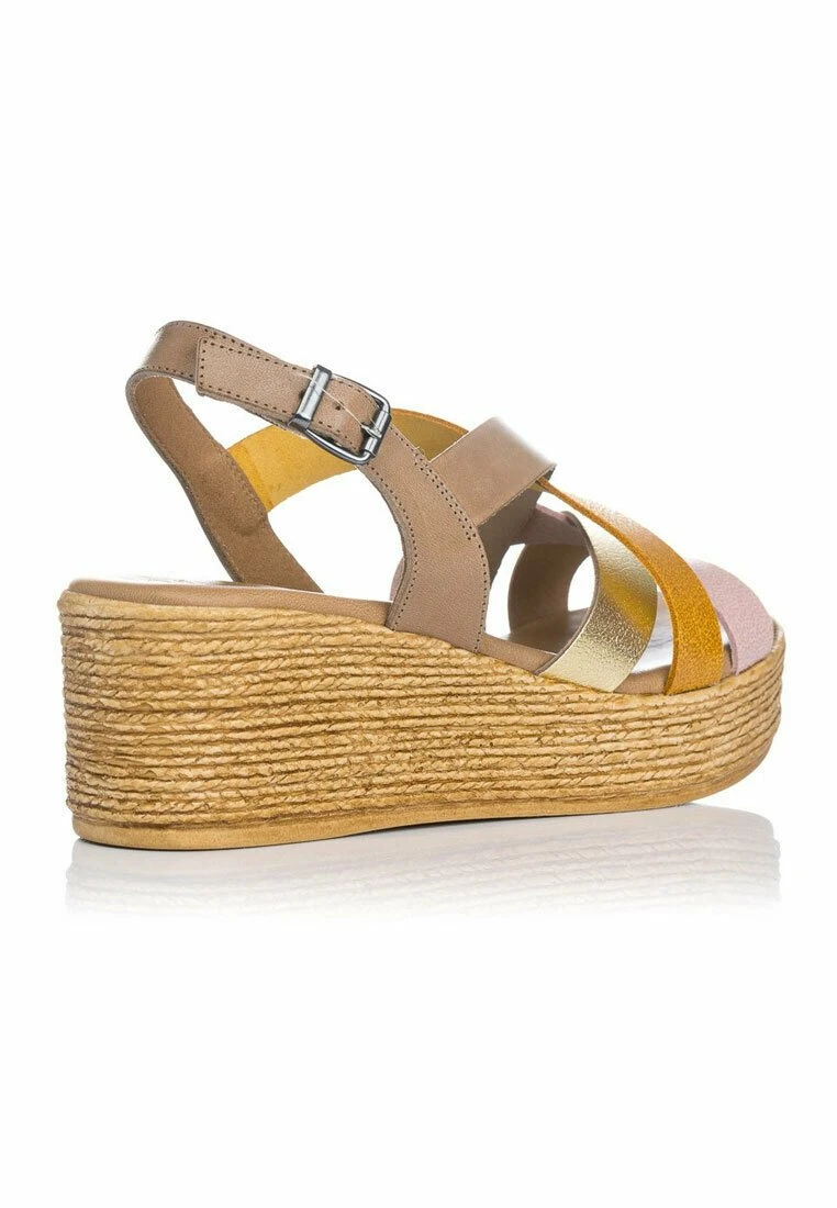 Sandalias Con Plataforma - Brown 3 Sandalias Con Plataforma - Brown - Imagen 3