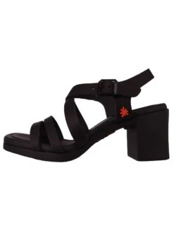 *art Cannes Grass Waxed- Sandalias Con Plataforma - Black