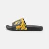 Sandalias Planas - Black/Gold