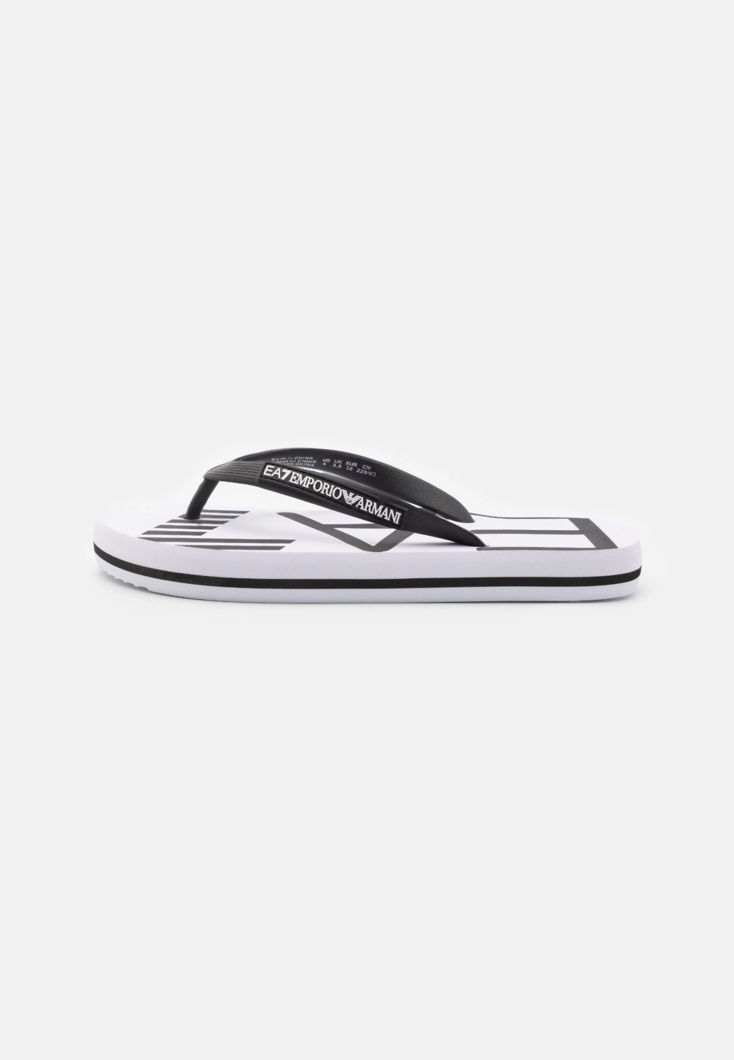 EA7 Emporio Armani Water Sports Oversize Logo Unisex - Sandalias De Dedo - White/Black 1 EA7 Emporio Armani Water Sports Oversize Logo Unisex - Sandalias De Dedo - White/Black