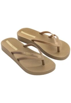Ipanema Japonki Bossa Soft V Fem - Chanclas De Dedo - Beige Gold