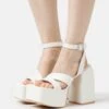 Raid Zaina - Sandalias Con Plataforma - White