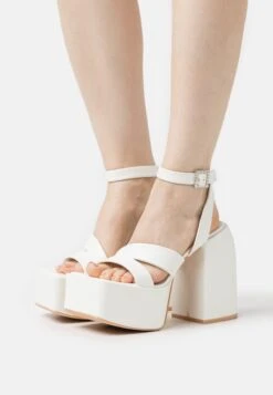 Raid Zaina - Sandalias Con Plataforma - White