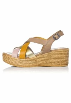 Sandalias Con Plataforma - Brown