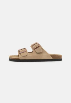 Pier One Leather Unisex - Pantuflas - Beige