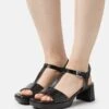 Gabor Comfort Sandalias Con Plataforma - Schwarz