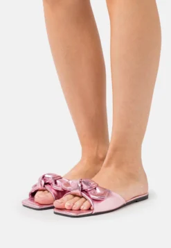 ONLY Shoes Onlmillie Bow - Sandalias Planas - Rose Gold