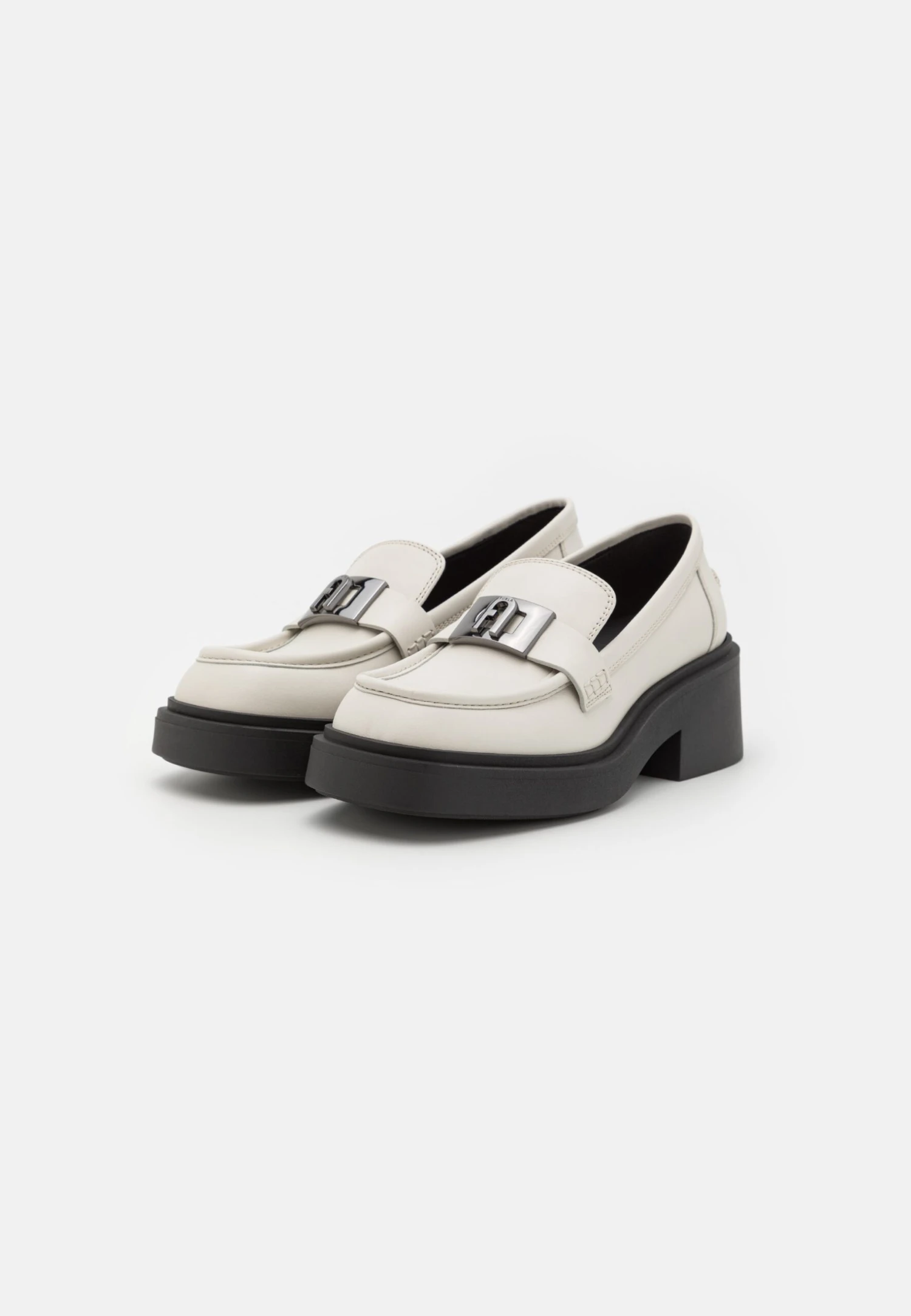 Furla College Loafer- Mocasines - Marshmallow/Nero 3 Furla College Loafer- Mocasines - Marshmallow/Nero - Imagen 3